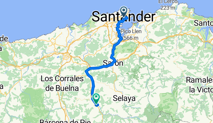 From Santander to Corvera de Toranzo