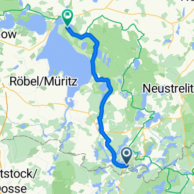 Von Wustrow bis Waren (Müritz)