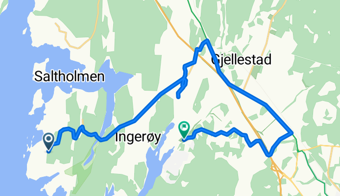 Route in Skjeberg