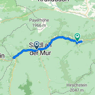 Goppelspachweg, Stadl-Predlitz to Kreischbergstraße, St. Georgen am Kreischberg