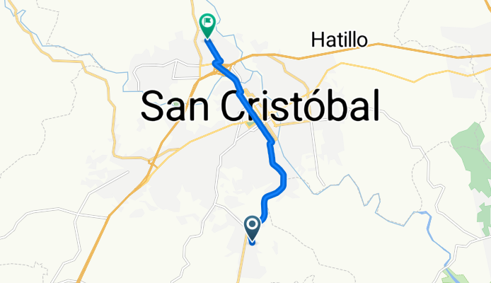 De Calle Los Asise a CVPG+953