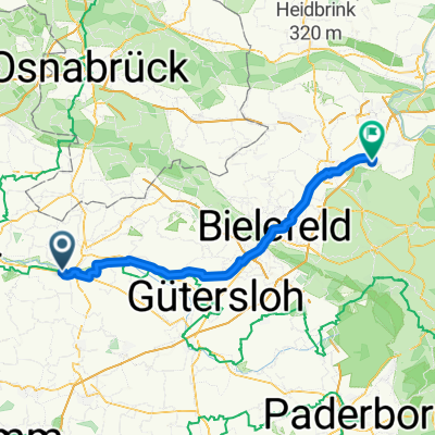 Everswinkel - Halle + Halle - Porta Westfalica