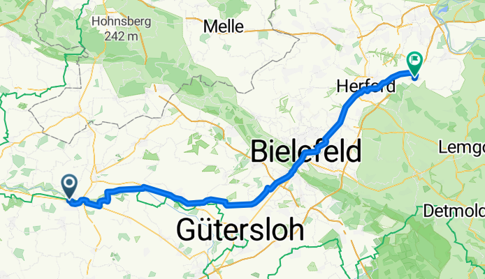 Everswinkel - Halle + Halle - Porta Westfalica