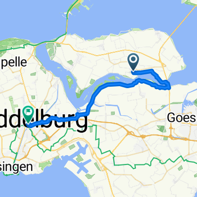 Hoofdstraat, Kortgene naar Markt, Middelburg