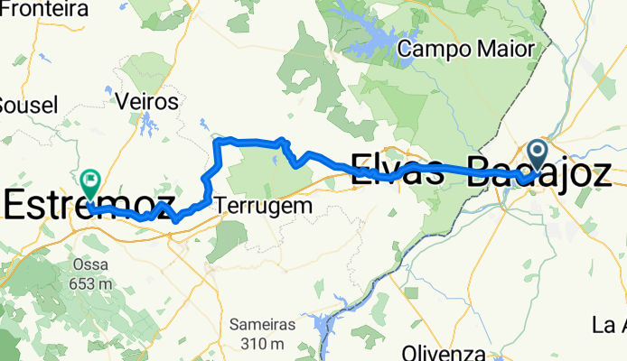 Badajoz - Estremoz