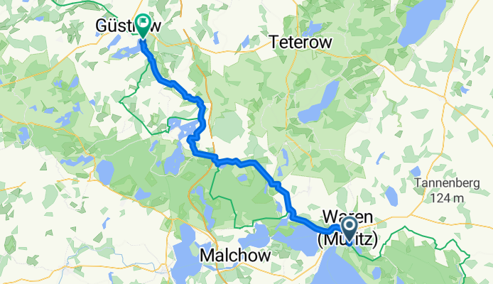 Von Waren (Müritz) bis Güstrow