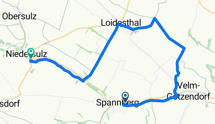 Sebastianigasse, Spannberg nach Niedersulz, Sulz im Weinviertel