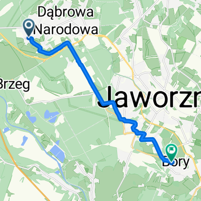 Górników z Danuty, Jaworzno do Jeleńska, Jaworzno