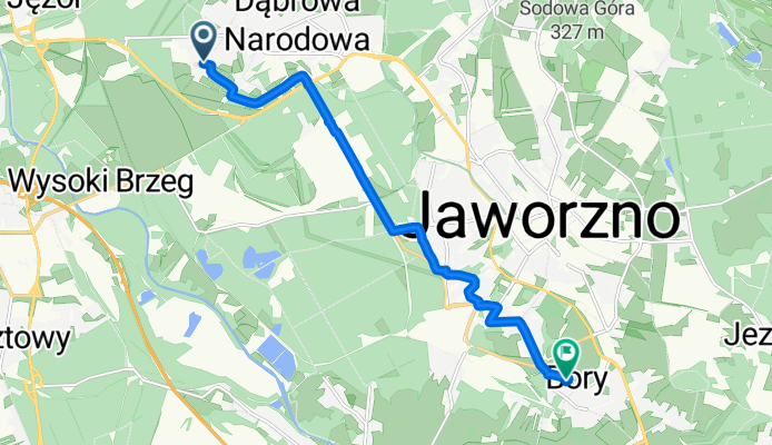 Górników z Danuty, Jaworzno do Jeleńska, Jaworzno