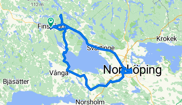 De Wijks väg, Finspång do De Wijks väg, Finspång