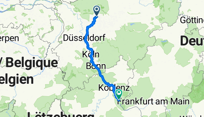 Feldstraße nach Im Mosern