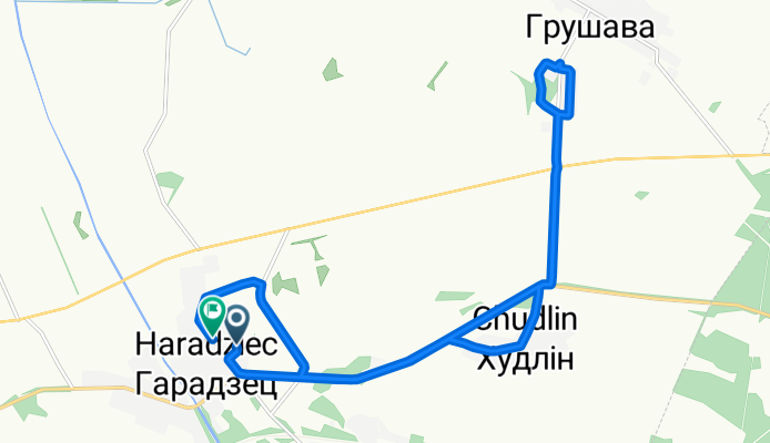 Осмоловичи - Городец, Городецкий до Осмоловичи - Городец, Городецкий