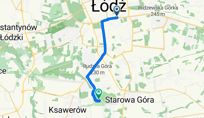 Nawrot, Лодзь do Ruda Pabianicka, Лодзь