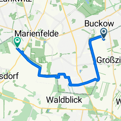 Gernotweg, Schönefeld nach Waldsassener Straße, Großbeeren