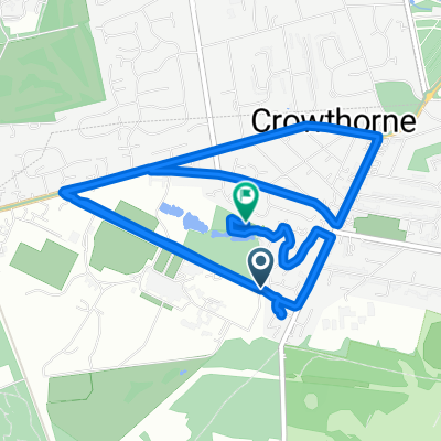 Chaucer Road, Crowthorne to Chaucer Road, Crowthorne