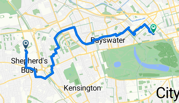 3 Television Centre, London to North Carriage Drive, London