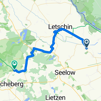 Chausseestraße, Zechin nach Bahnhofstraße, Müncheberg