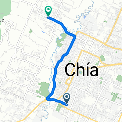 De Carrera a Vía Chia - Tabio