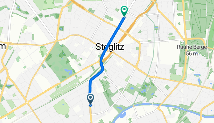 Hindenburgdamm, Berlin nach Rheinstraße, Berlin