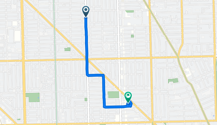 W Fletcher St, Chicago to N Lincoln Ave, Chicago
