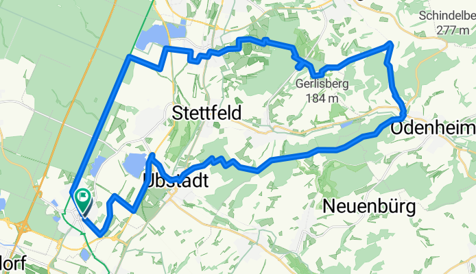 Forst - Pauluskapelle - Odenheim - Bad Langenbrücken - Forst