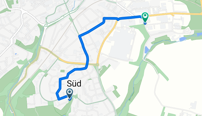 Am Webersbüschken nach Wilhelm-Becker-Straße