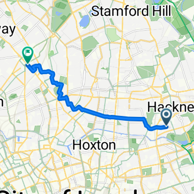 Gore Road, London à Holloway Road, London