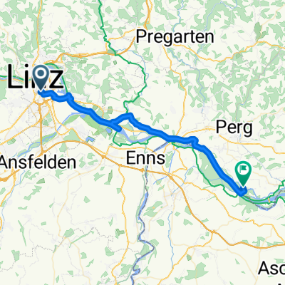 Wiener Straße, Linz nach Ruprechtshofen, Naarn im Machlande