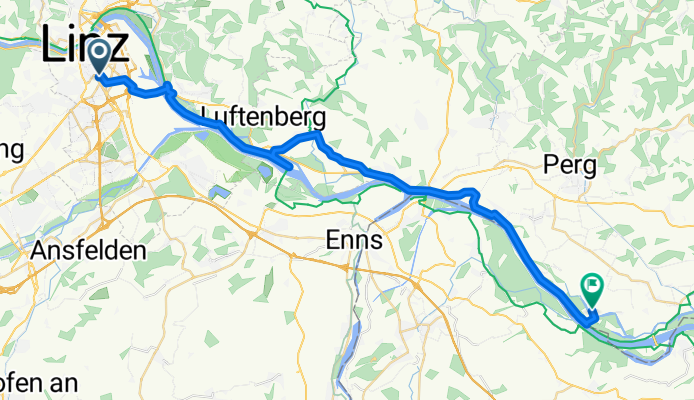 Wiener Straße, Linz nach Ruprechtshofen, Naarn im Machlande
