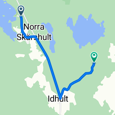 Norra Skärshult, Berga nach Fliseryd, Berga