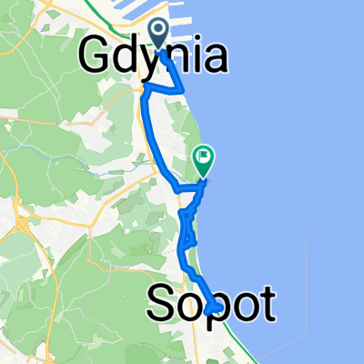 Śródmieście, Gdynia do Orłowska, Gdynia