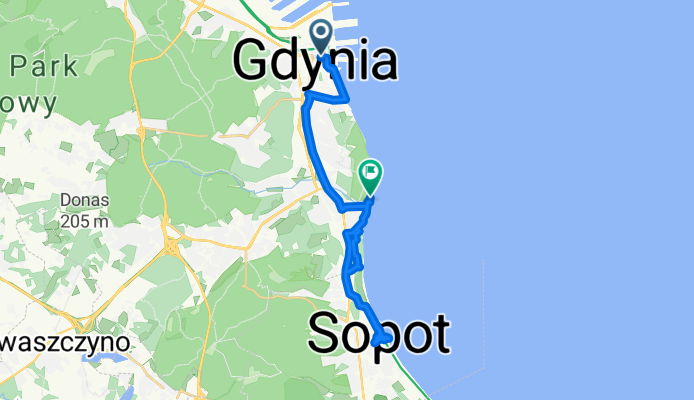 Śródmieście, Gdynia do Orłowska, Gdynia