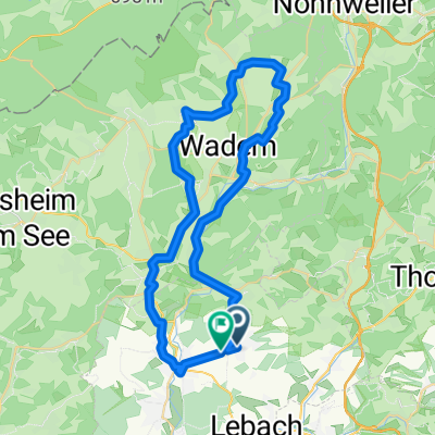 Route Gresaubach - Noswendel -Schmelz