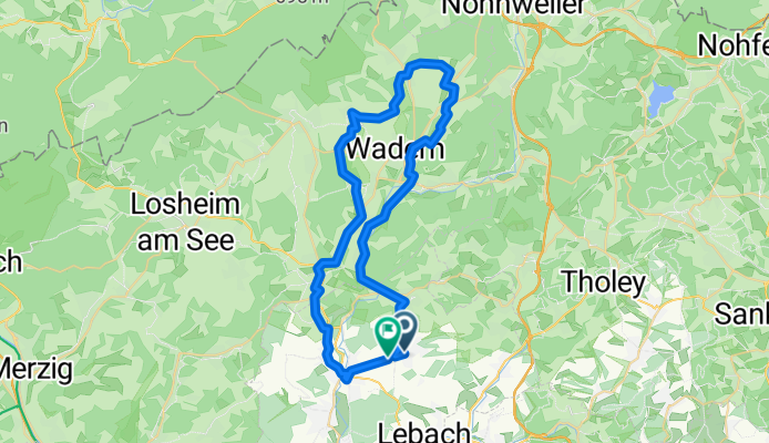 Route Gresaubach - Noswendel -Schmelz