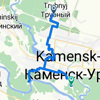 улица Беляева, Каменск-Уральский до Красных Орлов улица, Каменск-Уральский