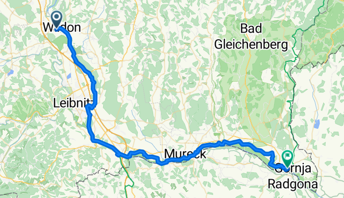 Wildon bis Bad Radkersburg