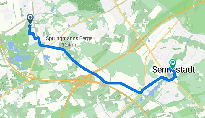 Vendreesstraße, Bielefeld nach Lindemann-Platz, Bielefeld