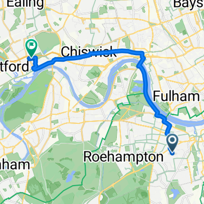 Scott Avenue, London to Clayponds Lane, Brentford