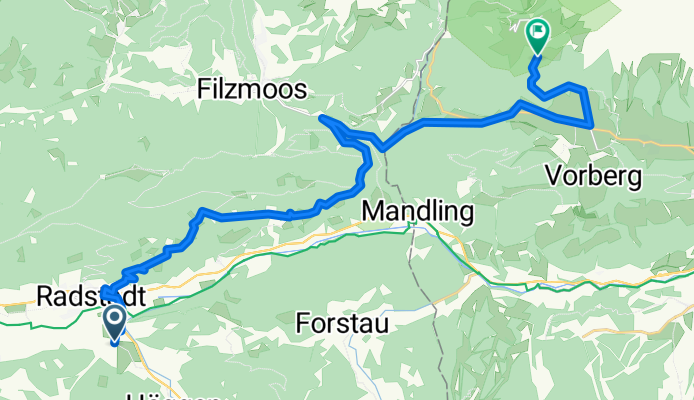 Höggenstraße, Radstadt to Schildlehen, Ramsau am Dachstein