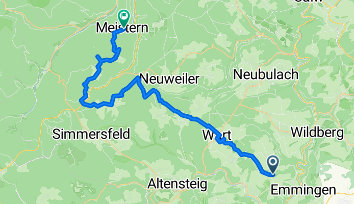 Mindersbacher Höhe nach Friedrich-Münch-Weg