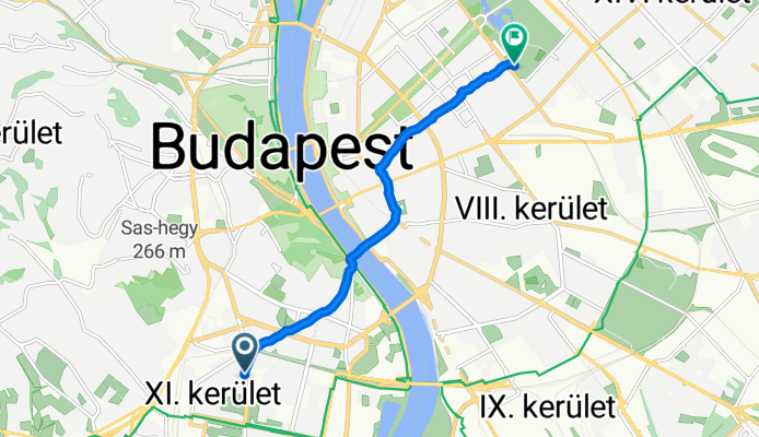 Tétényi út, Budapest - Városligeti körút, Budapest