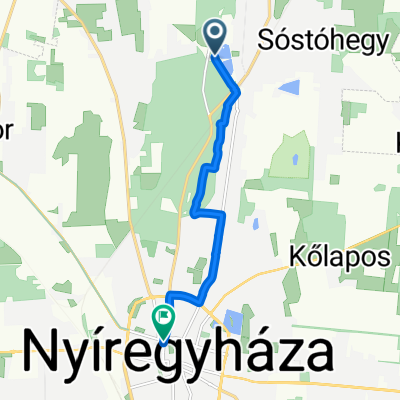 Fürdőház tér, Nyíregyháza - Síp utca, Nyíregyháza
