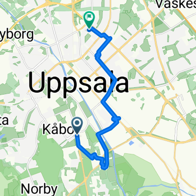 Dag Hammarskjölds Väg to Kantorsgatan