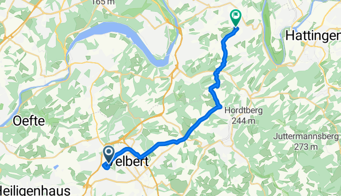 Uelenbeek, Velbert nach Turmstraße, Hattingen