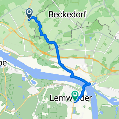 Bockhorner Weg nach Stedinger Straße