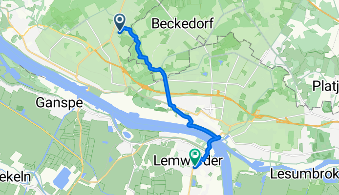 Bockhorner Weg nach Stedinger Straße