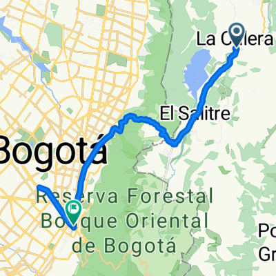 De Bogota-Guatavita 8-1 a Calle 5-60