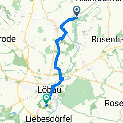 Route in Löbau