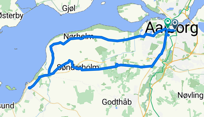 Route in Aalborg