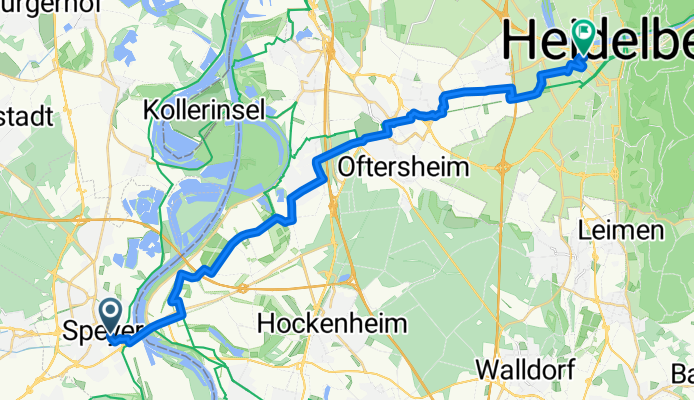 Maximilianstraße, Speyer nach Czernyring, Heidelberg